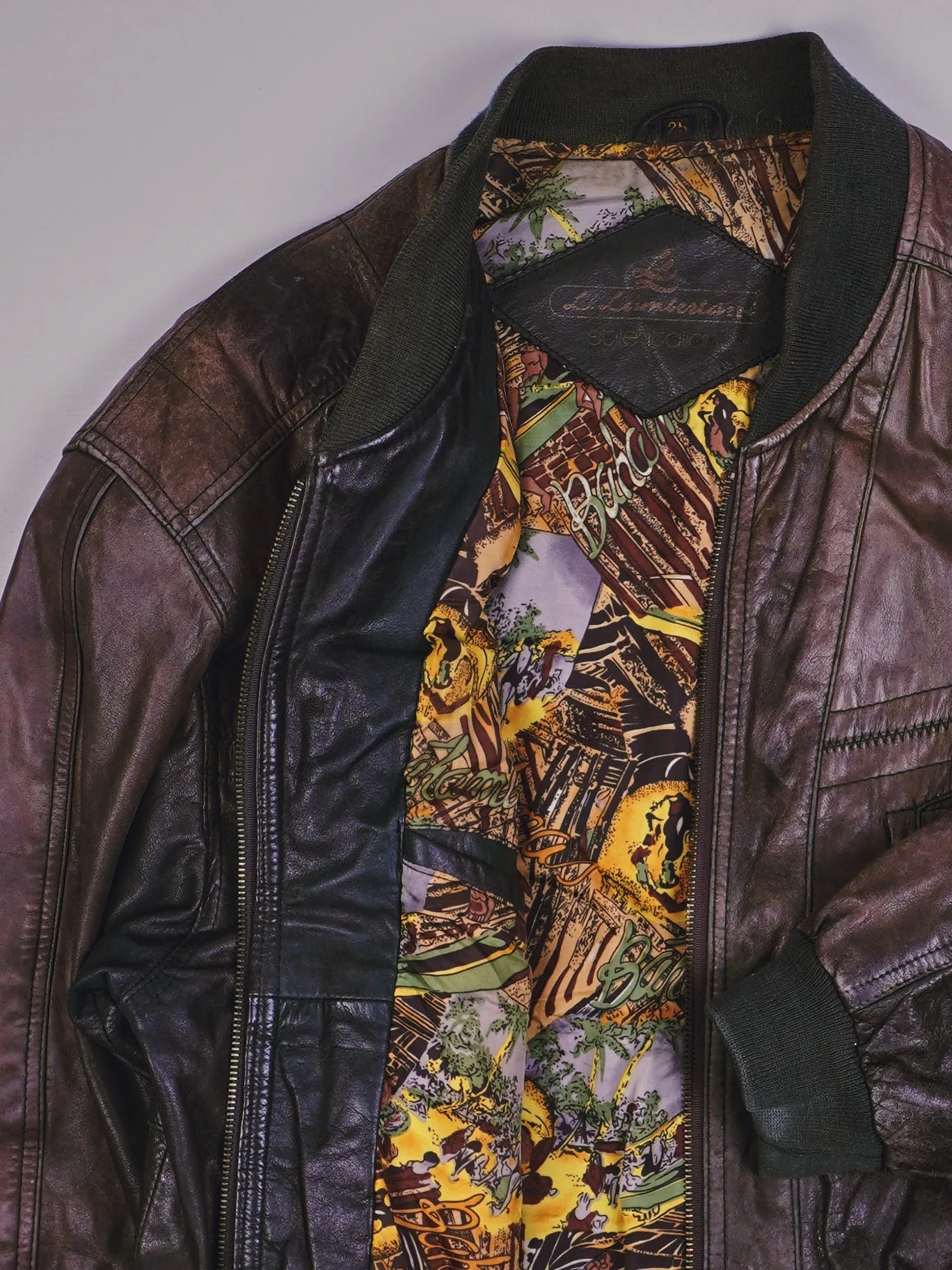 Vintage Lederjacke (M)