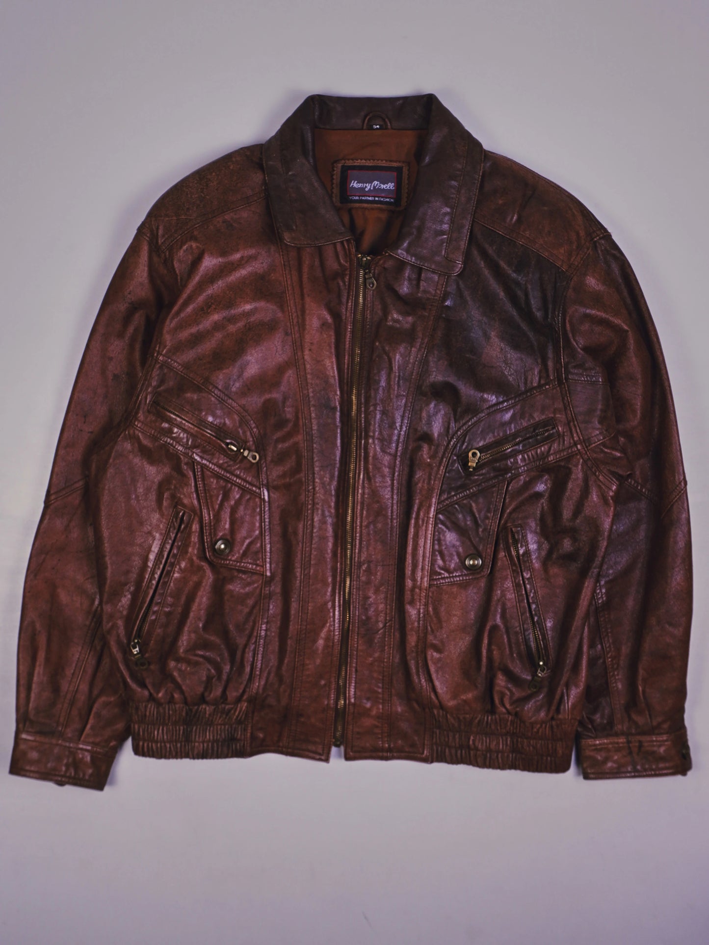 Vintage Lederjacke (L)