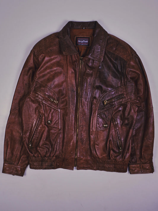 Vintage Lederjacke (L)