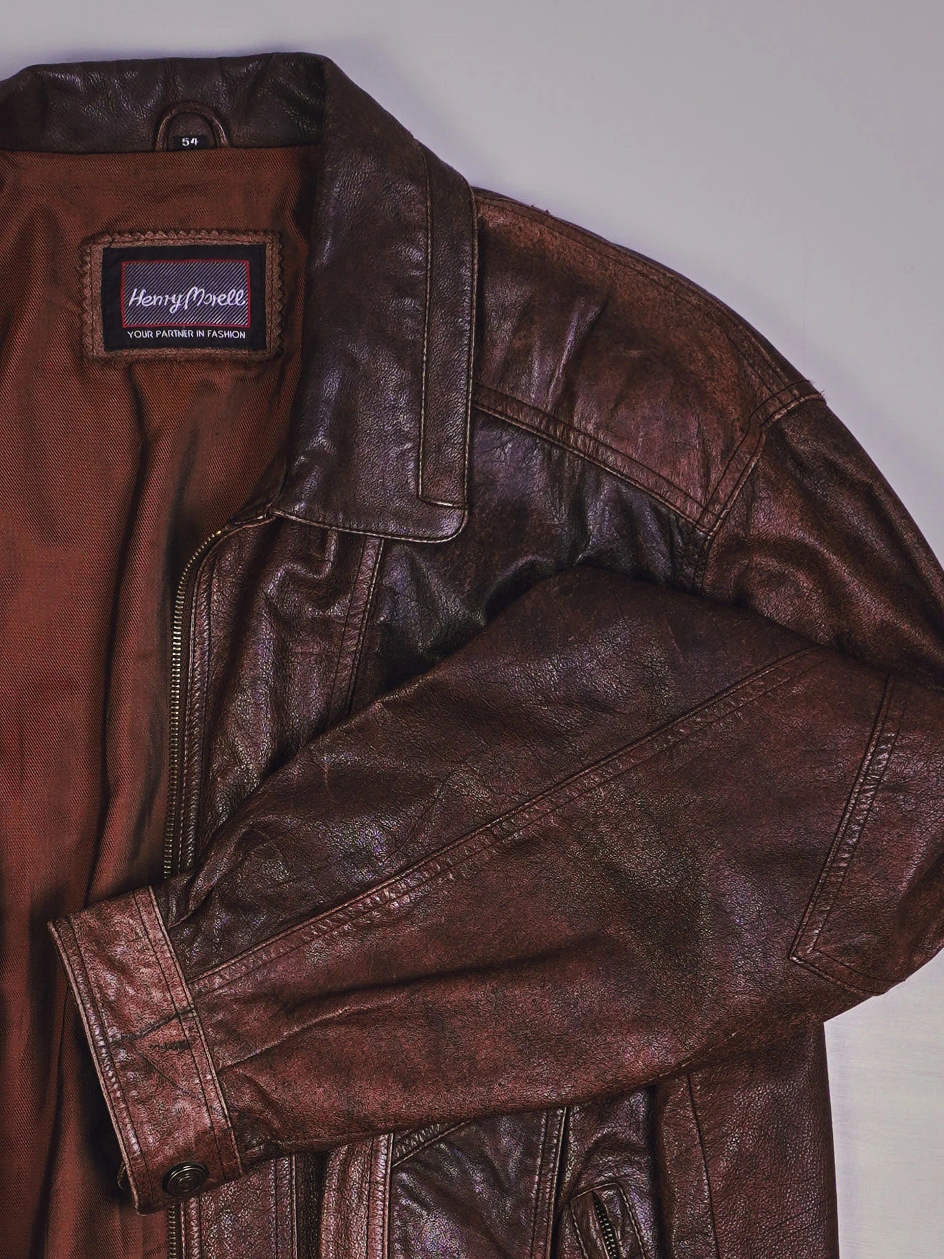 Vintage Lederjacke (L)