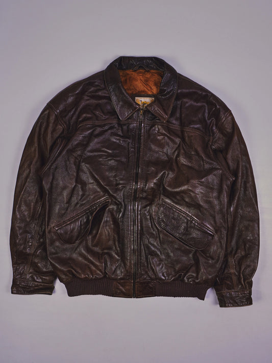 Vintage Camel Lederjacke (XL)