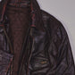 Vintage Biker Lederjacke (S)