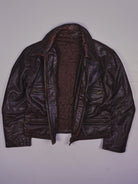 Vintage Biker Lederjacke (S)