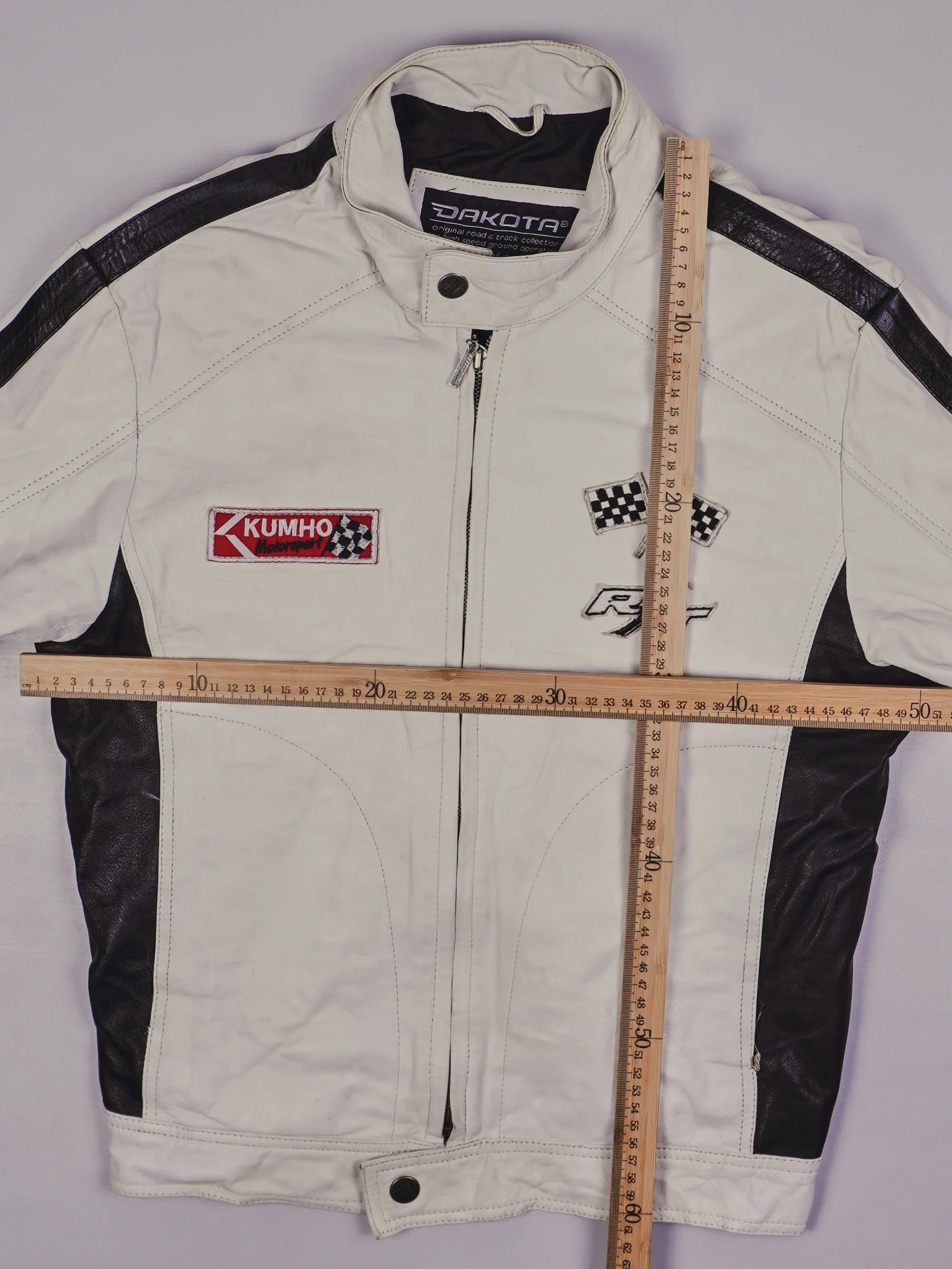 Vintage Dakota Racing Lederjacke (S)