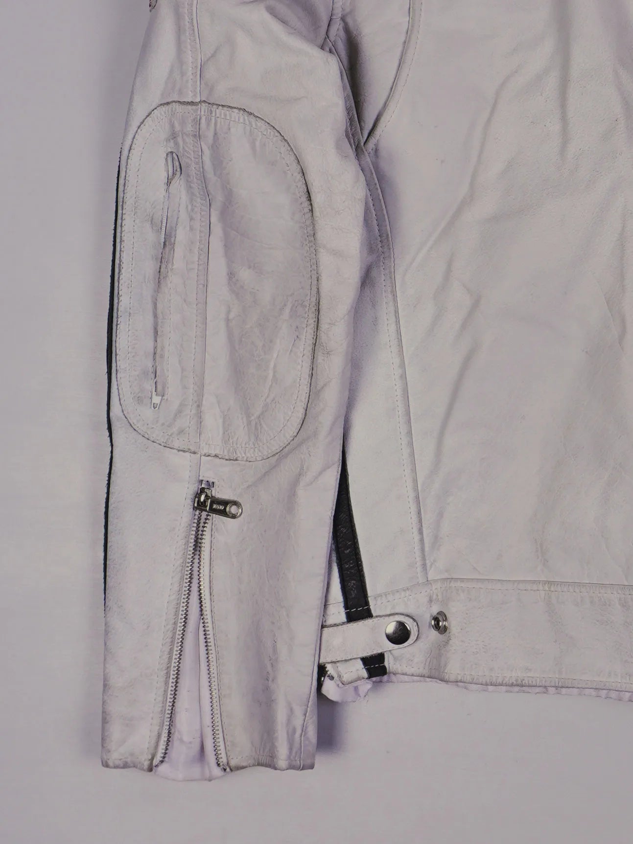 Vintage Kenvelo Racing Lederjacke (S)