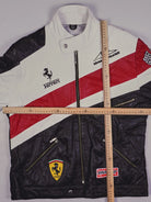 Vintage Ferrari Racing Lederjacke (M)