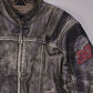 Vintage Cafe Racer Racing Lederjacke (L)