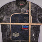 Vintage Mustang Racing Lederjacke (L)
