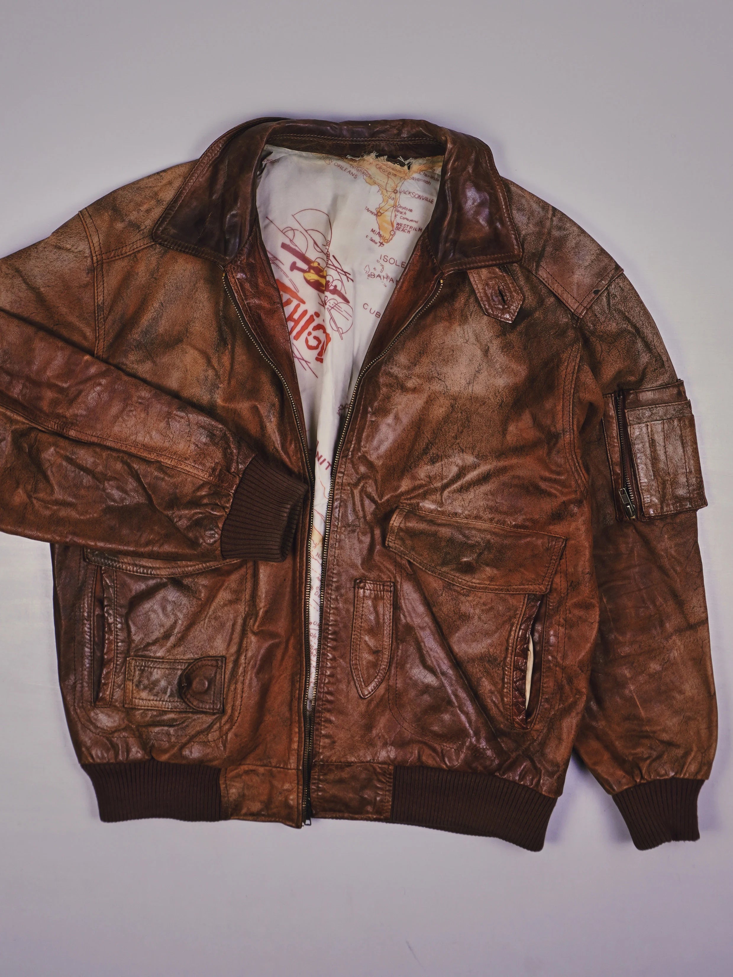 Vintage Fly High Piloten Jacke (S)