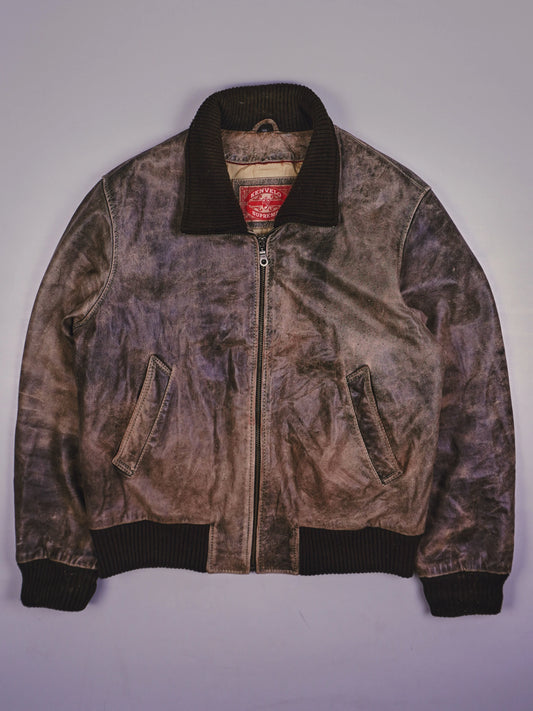 Vintage Kenvelo Supreme Lederjacke (L)