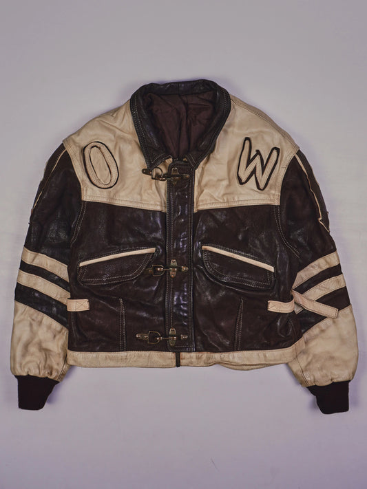 VIntage One Way Biker Lederjacke (XS)