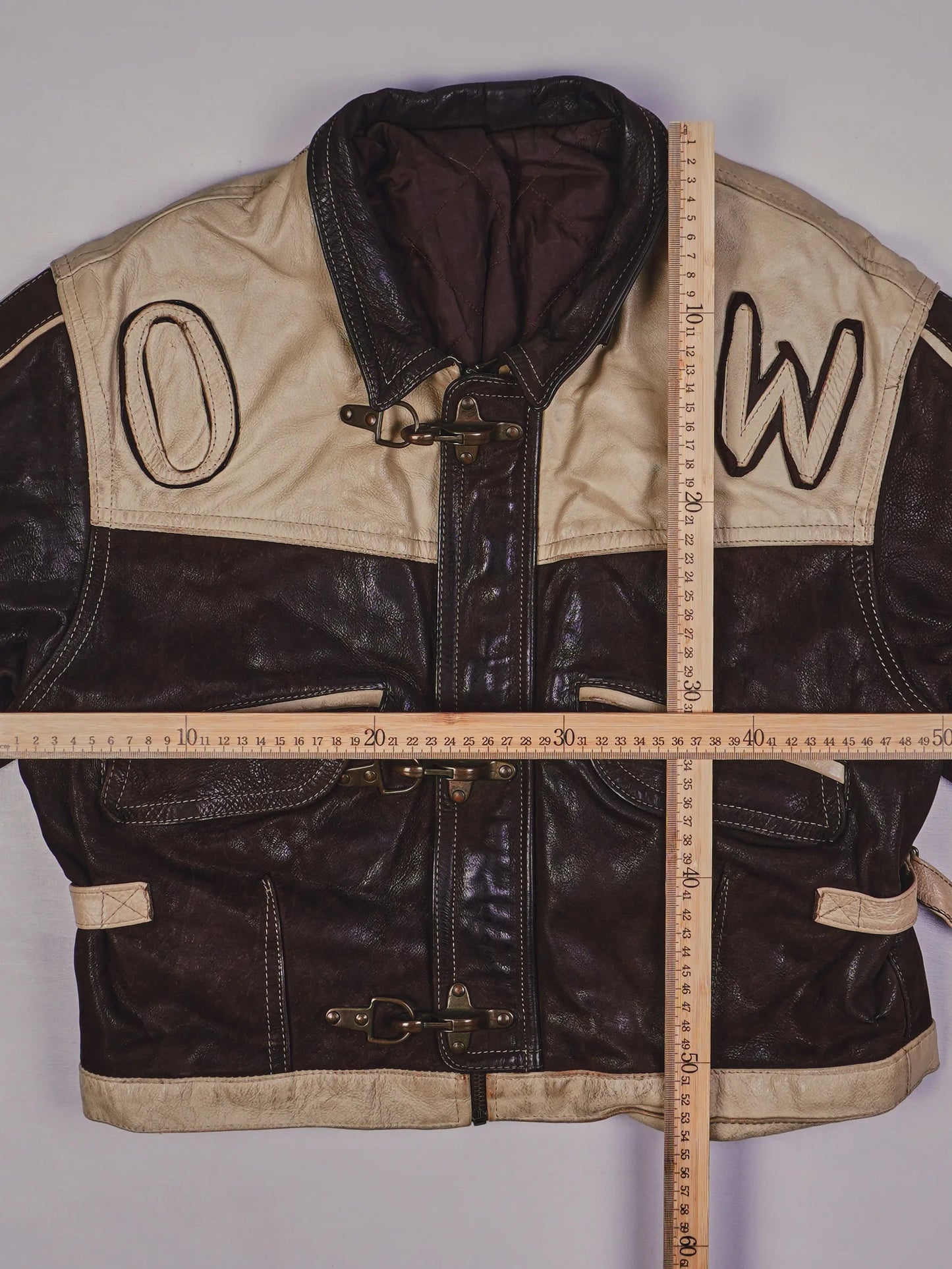 VIntage One Way Biker Lederjacke (XS)