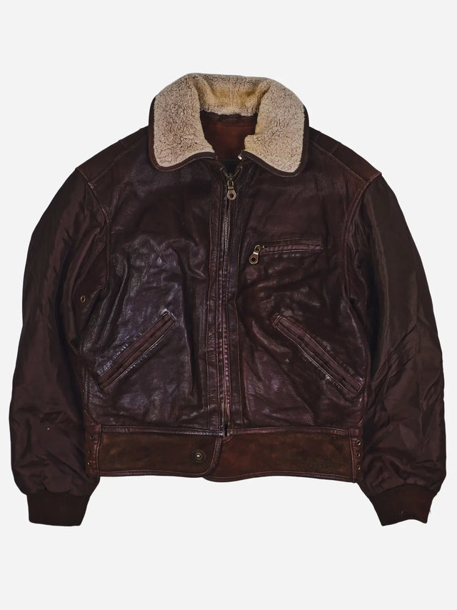 Vintage Zaffers Biker Lederjacke (S)