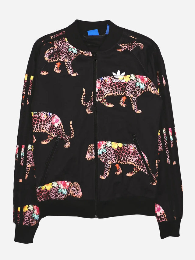 Adidas Leopard Trainingsjacke (XS)