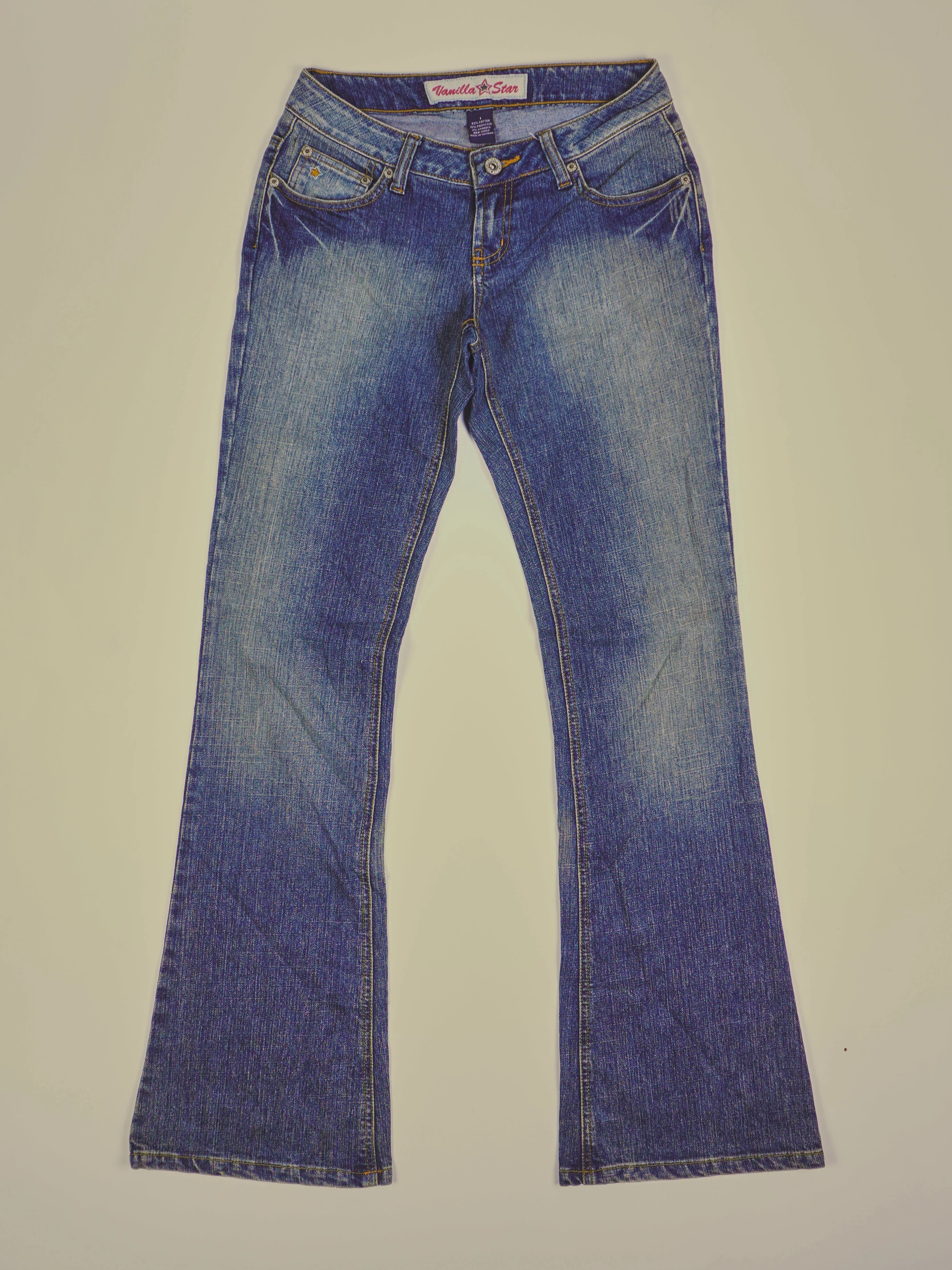 Vintage Vanilla Star Y2K Jeans (W28)