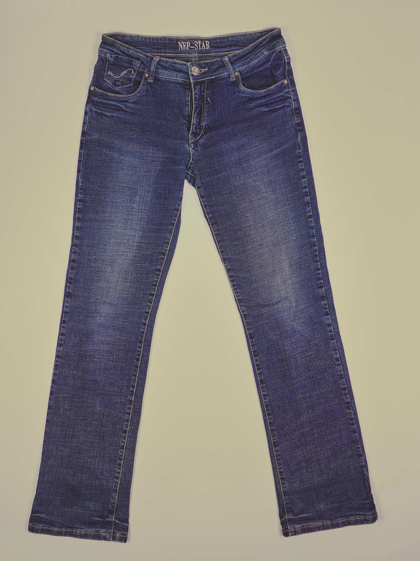 Vintage Nep Star Y2K Jeans (W28)