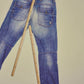 Vintage Washed Jeans (W32)