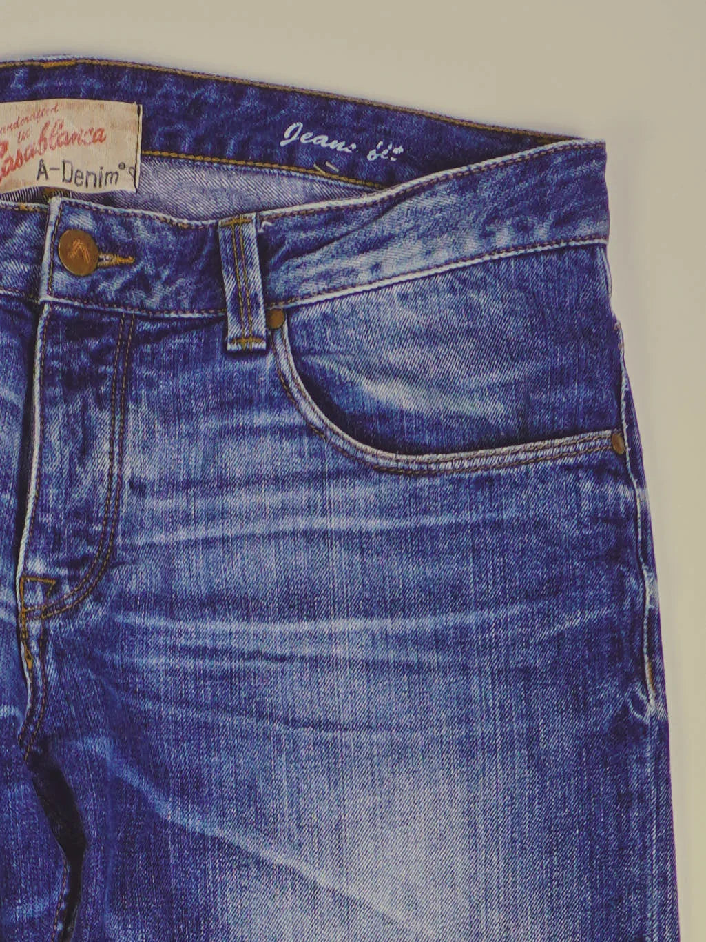 Vintage Casablanca Washed Jeans (W38)