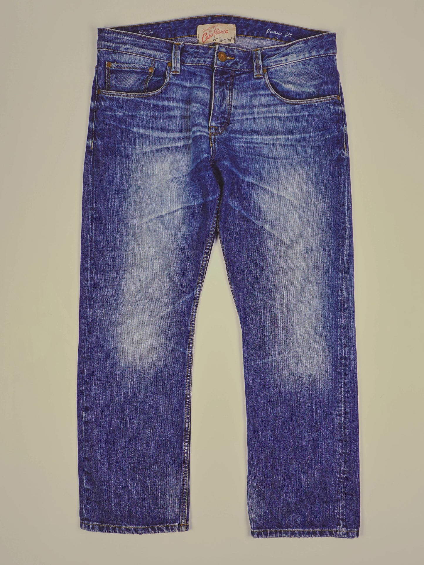 Vintage Casablanca Washed Jeans (W38)