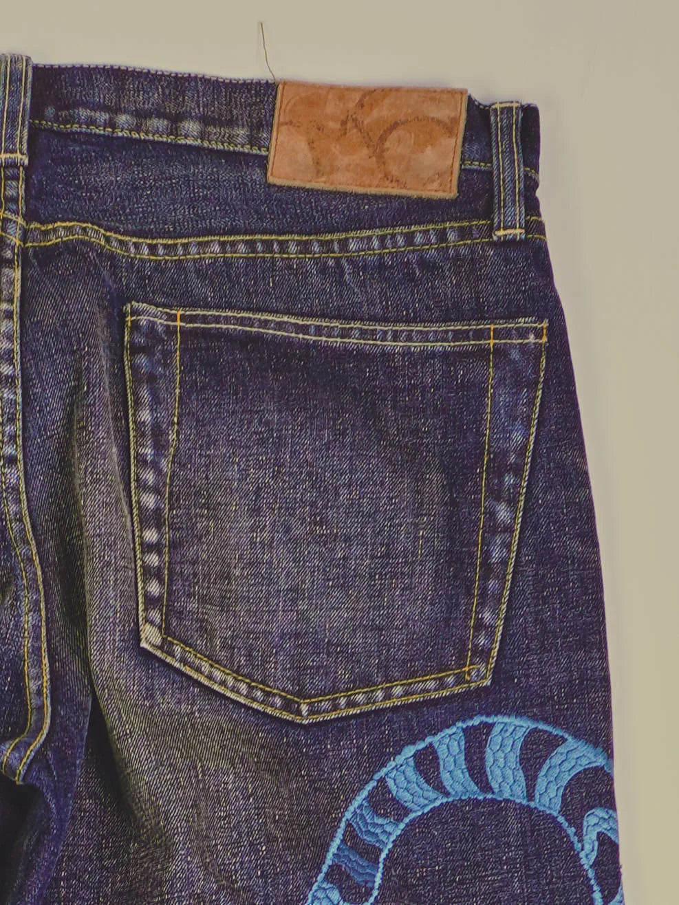 Vintage Printed Jeans (W36)