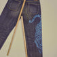 Vintage Printed Jeans (W36)