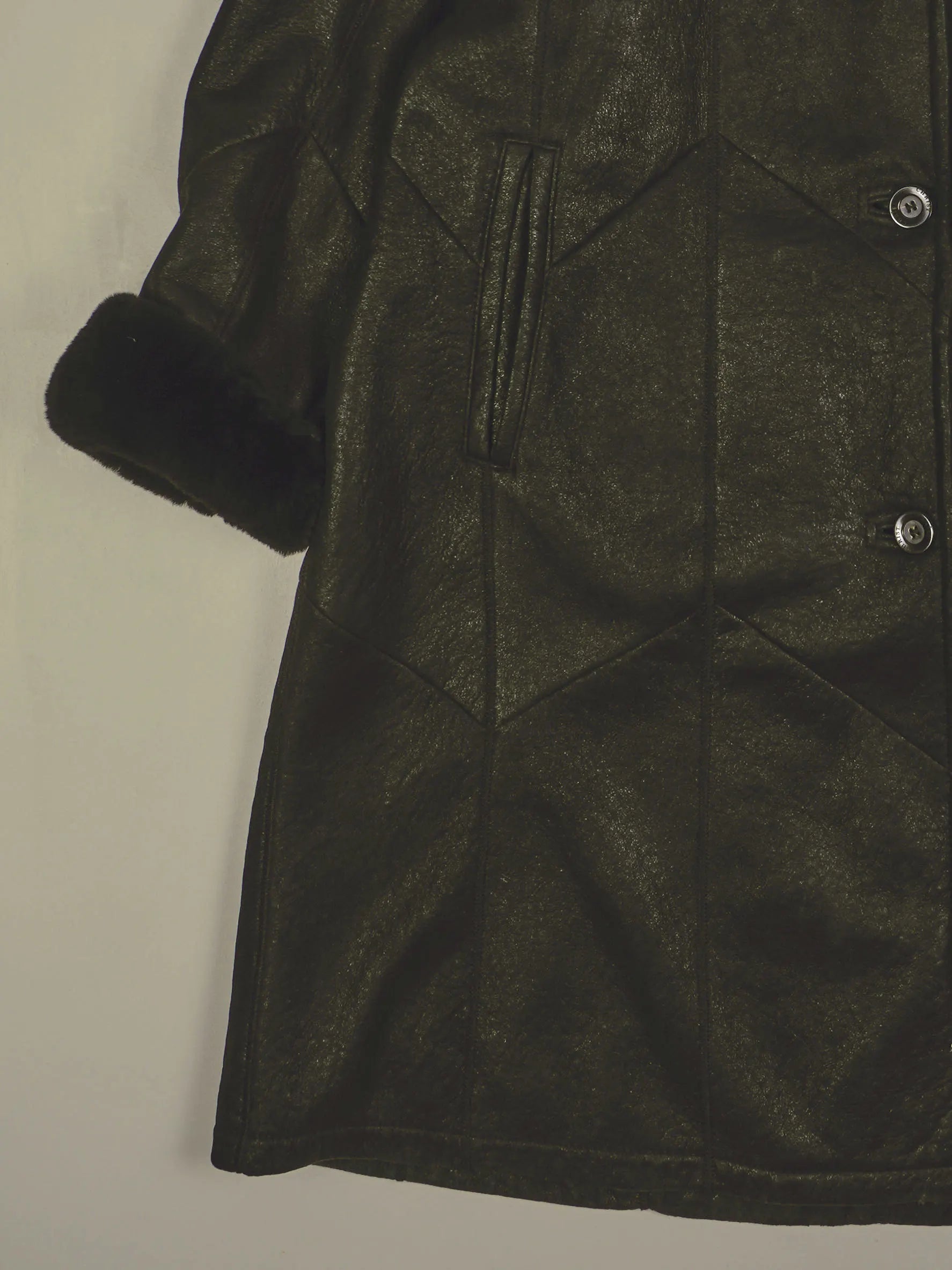 Vintage Felljacke (M)