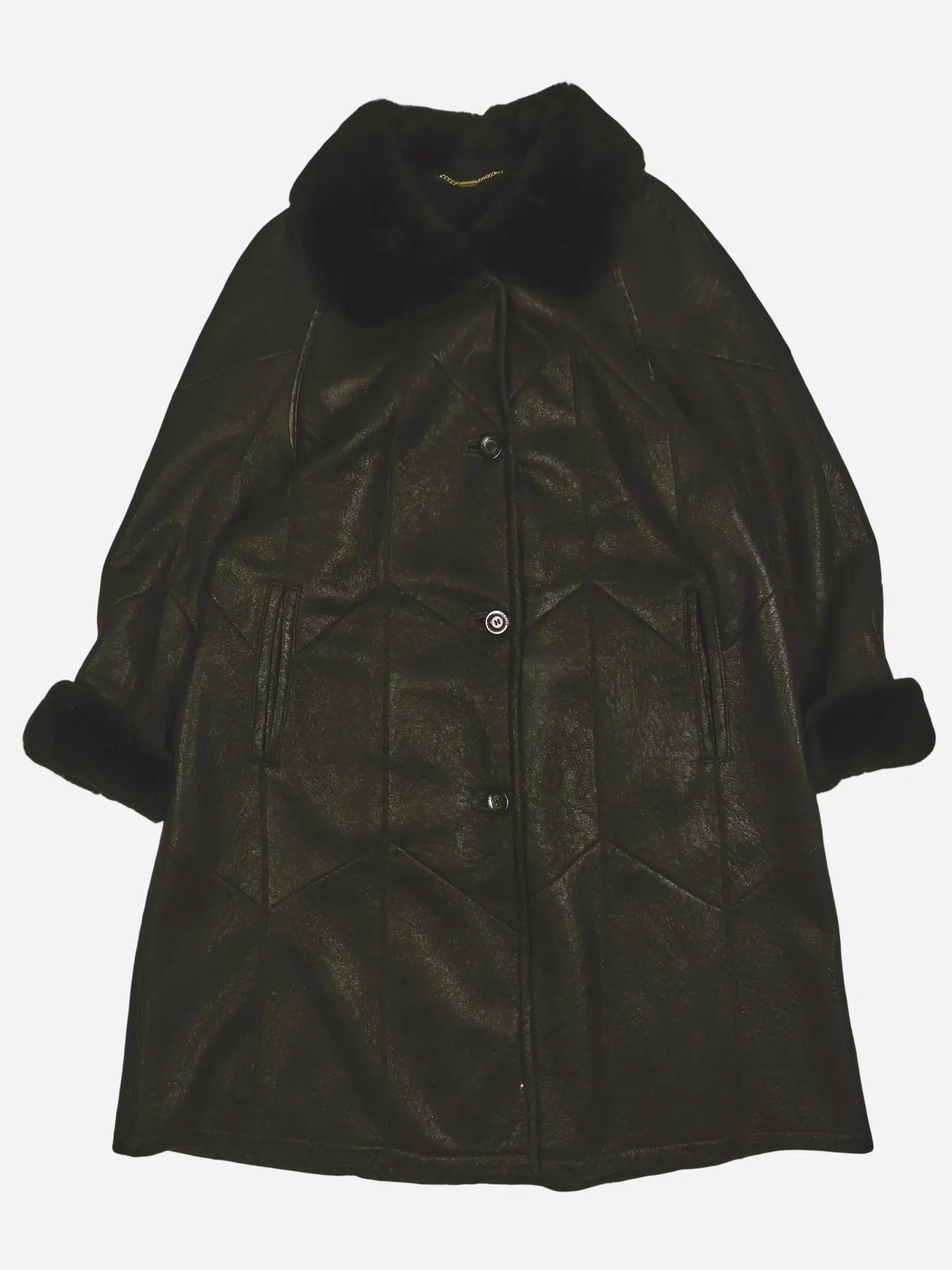 Vintage Felljacke (M)