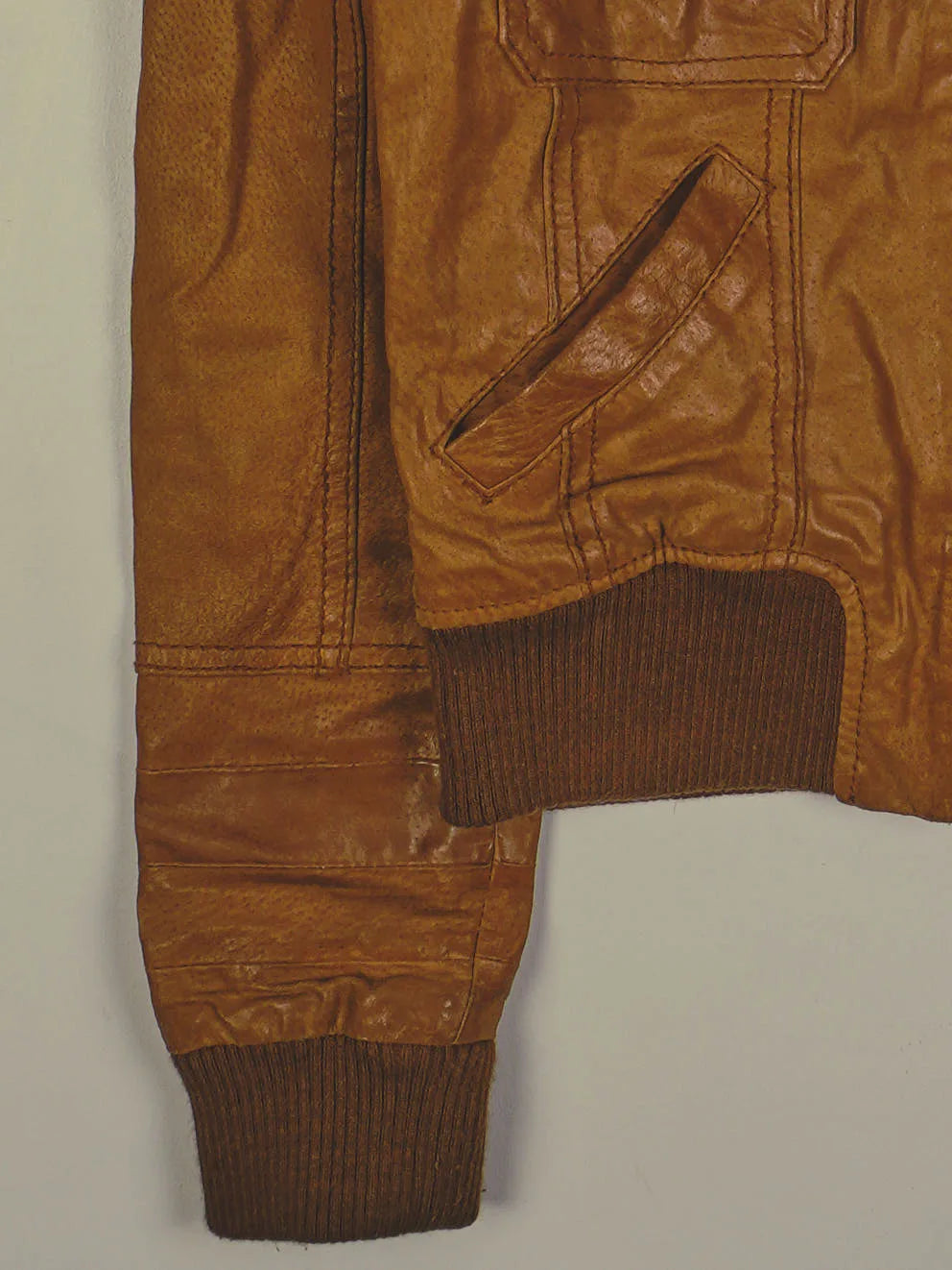 Vintage Lederjacke (XS)