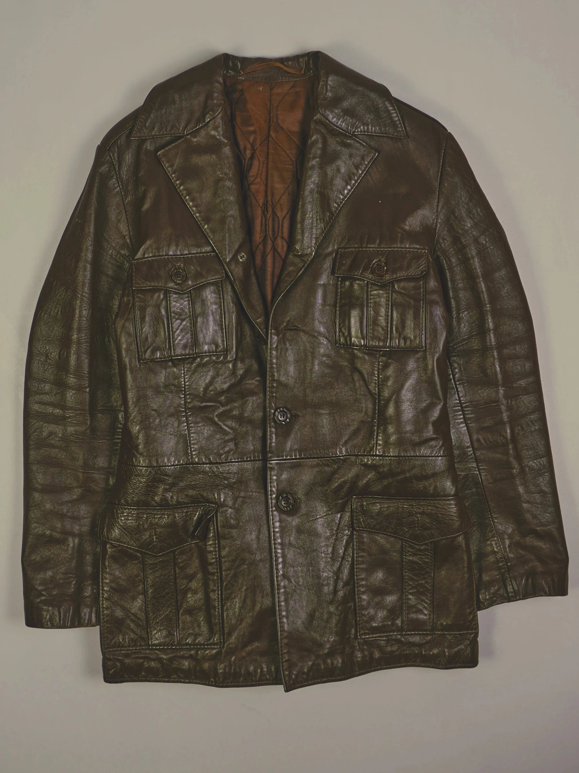 Vintage Lederjacke (M)