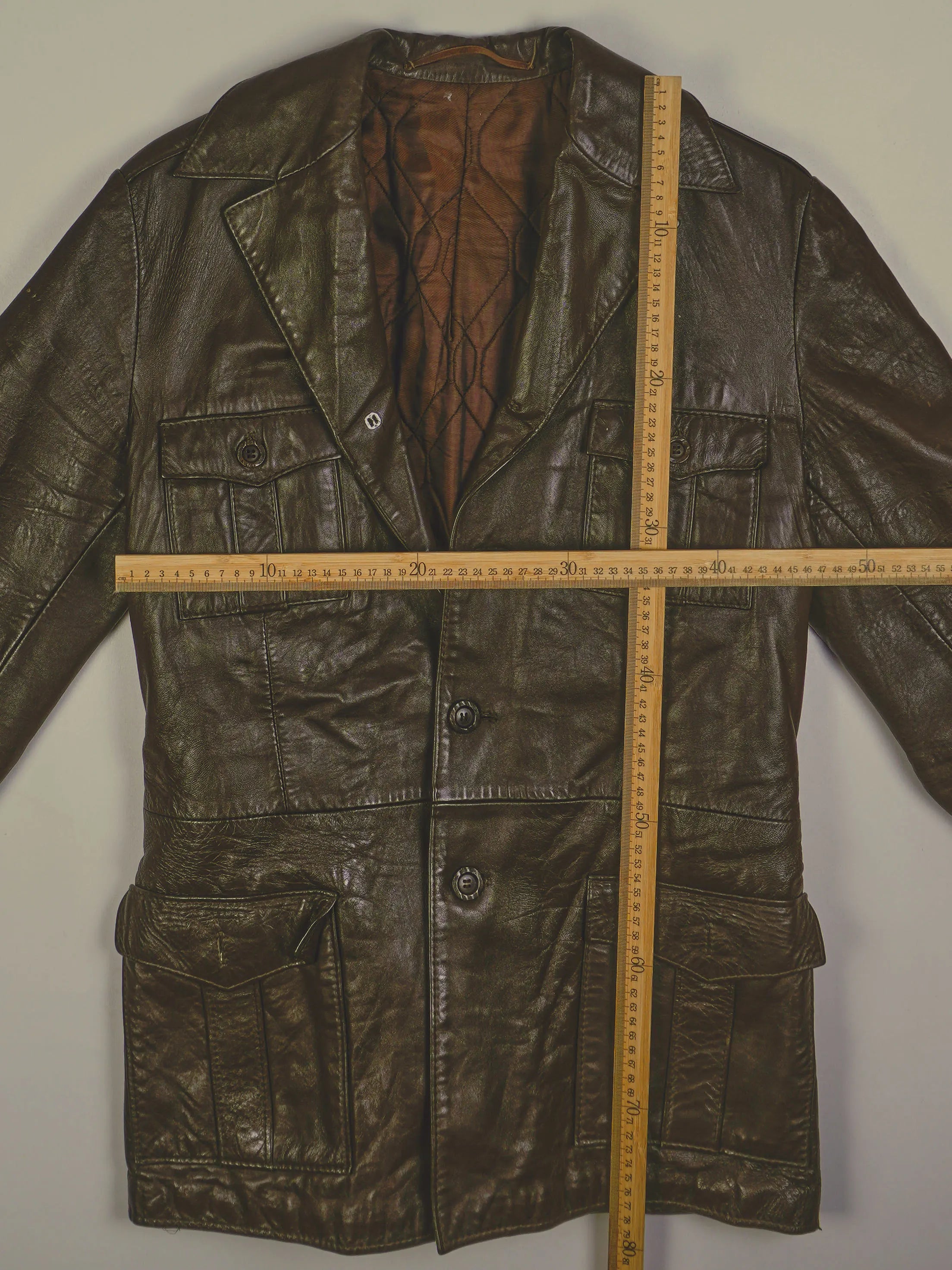 Vintage Lederjacke (M)