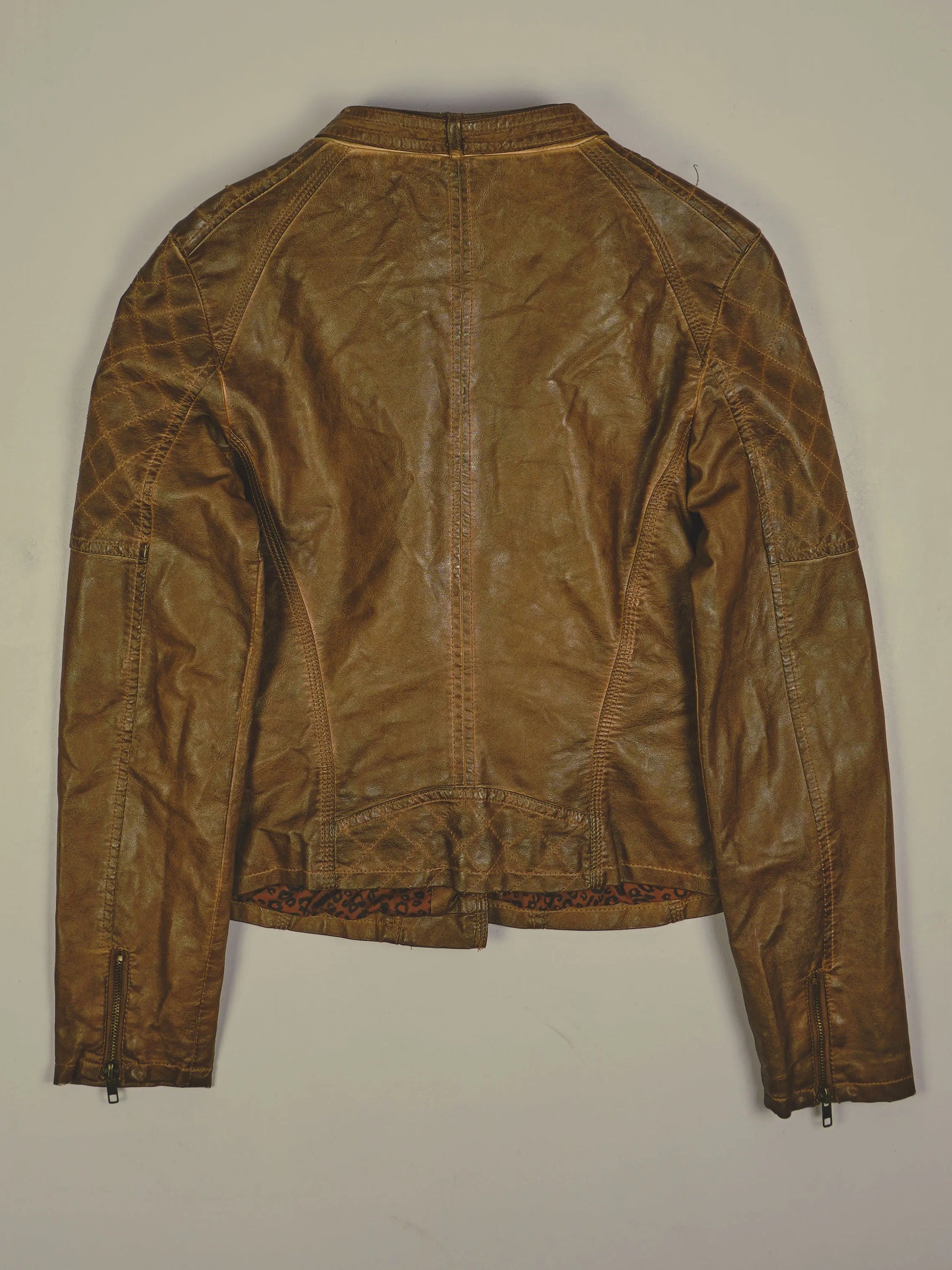 Vintage Lederjacke (XS)