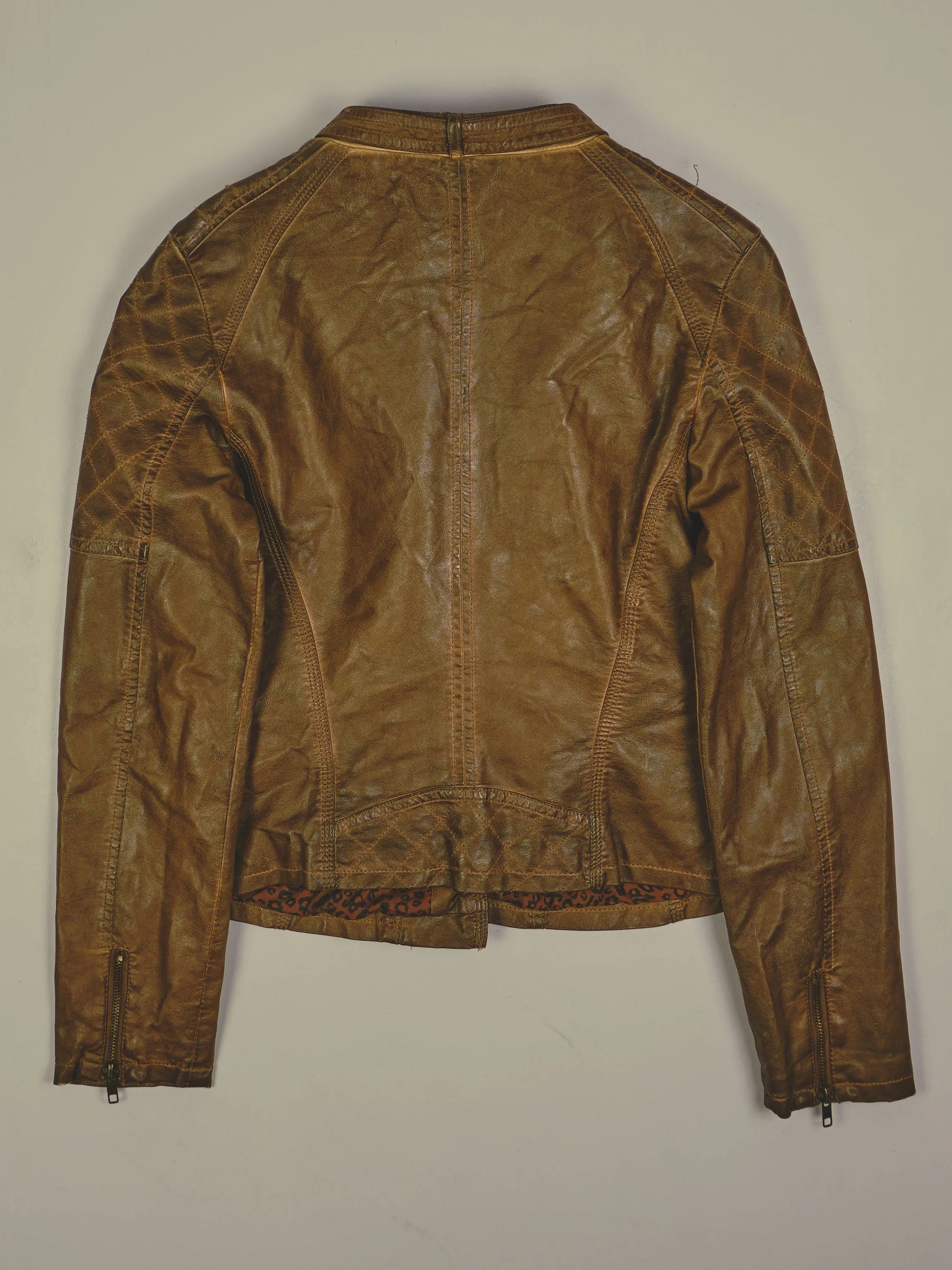 Vintage Lederjacke (XS)