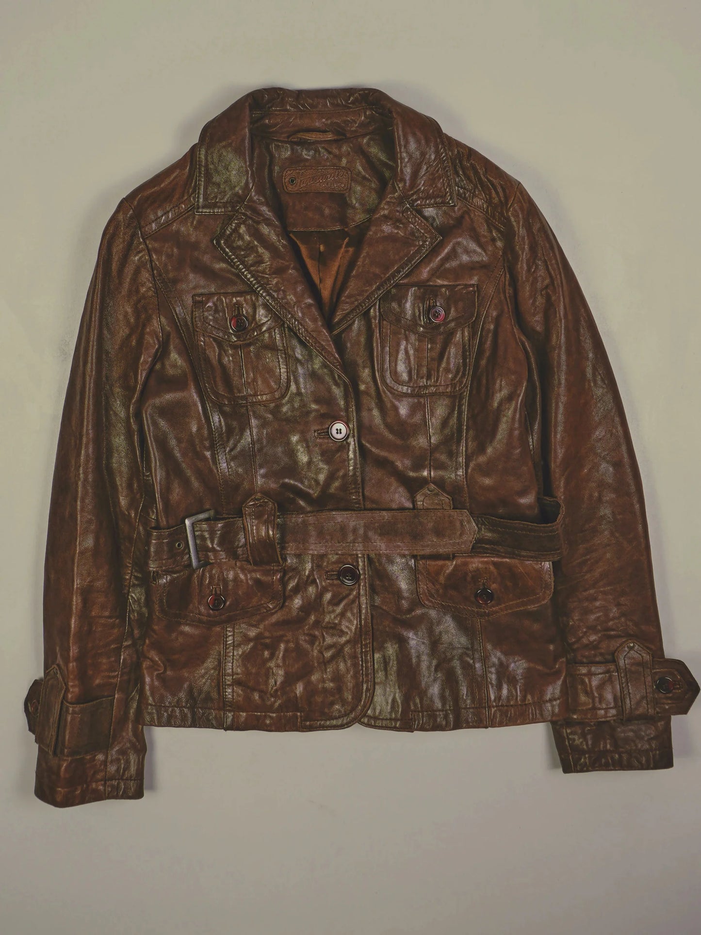 Vintage Lederjacke (S)