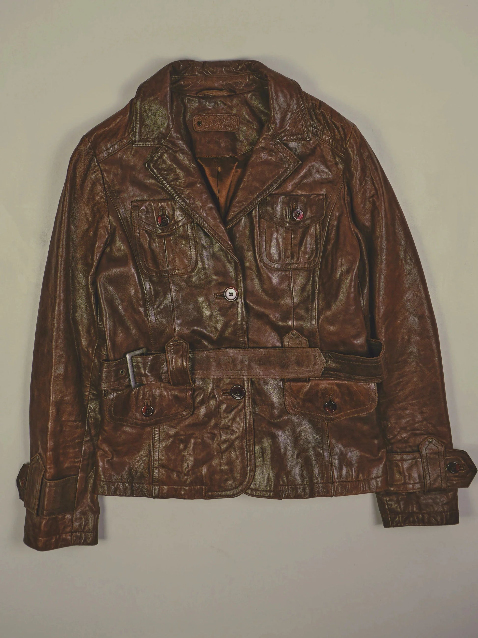 Vintage Lederjacke (S)