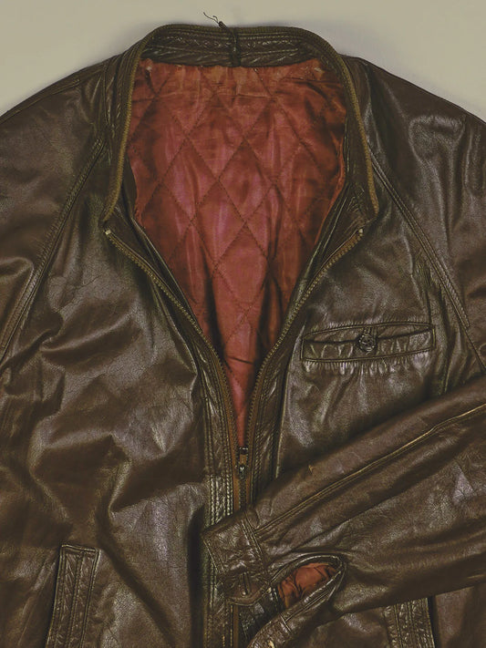 Vintage Lederjacke (M)