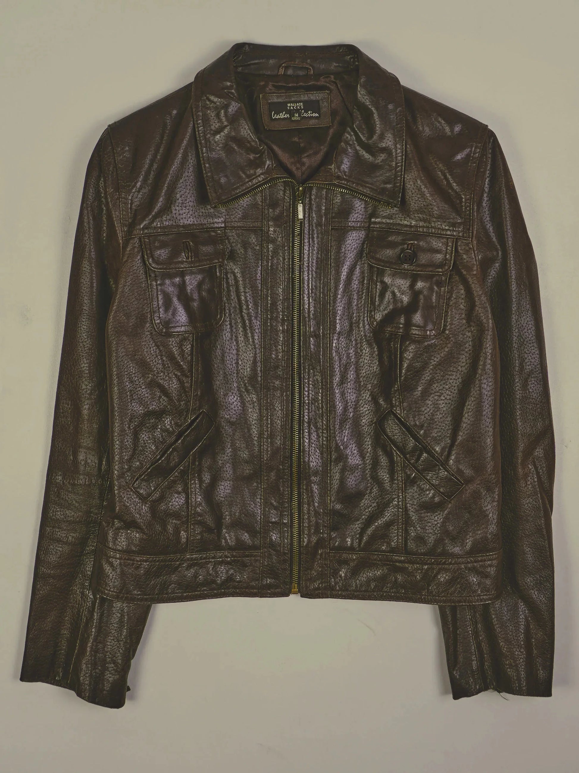 Vintage Lederjacke (XS)