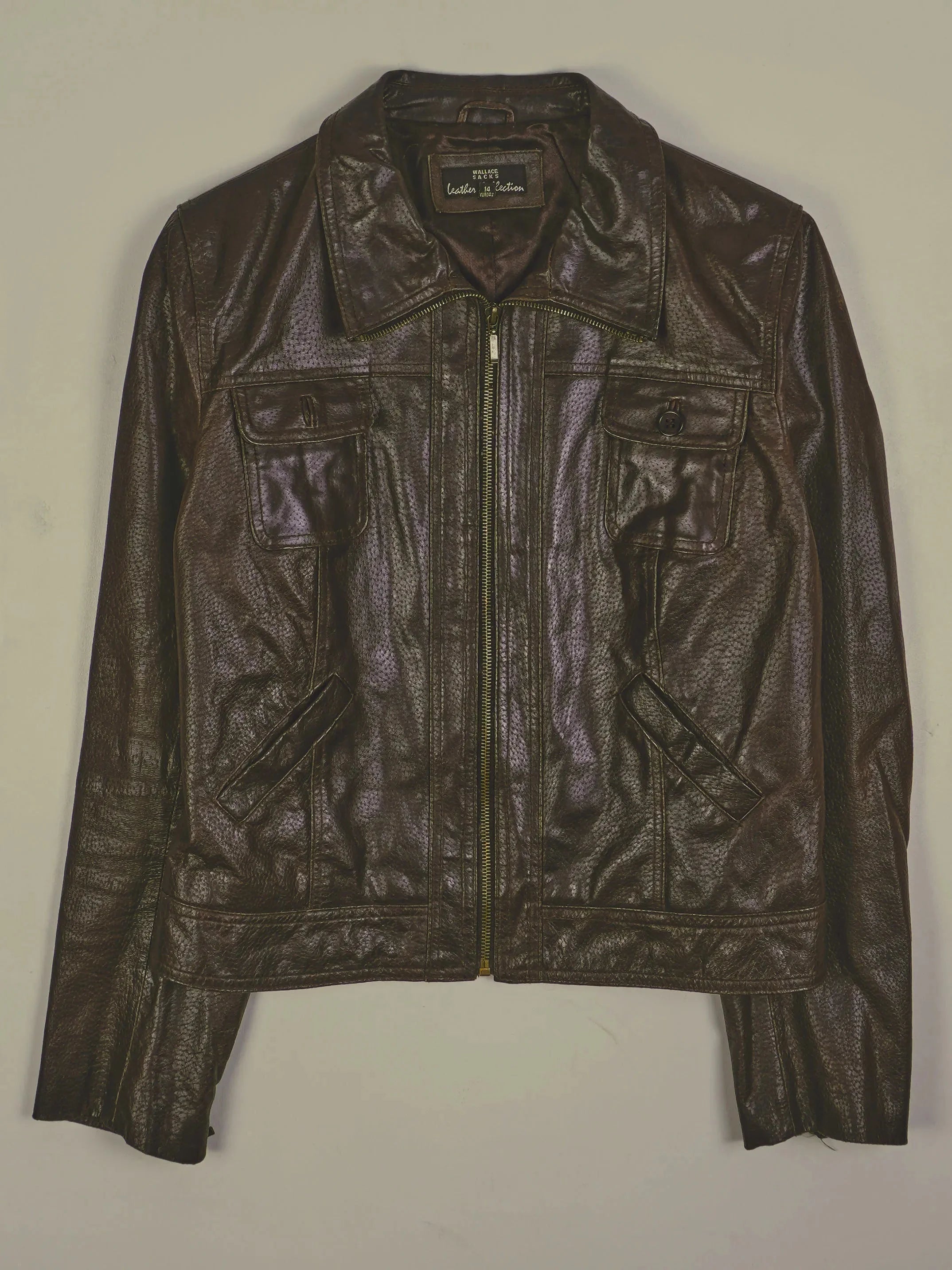 Vintage Lederjacke (XS)