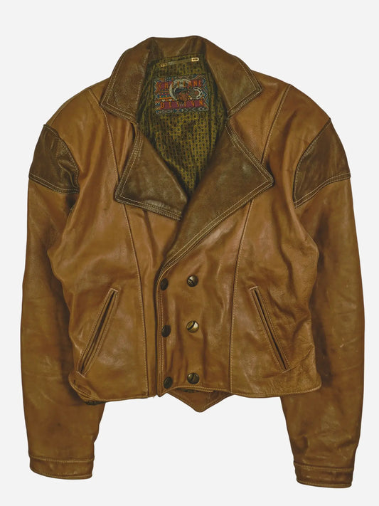 Vintage Lederjacke (S)