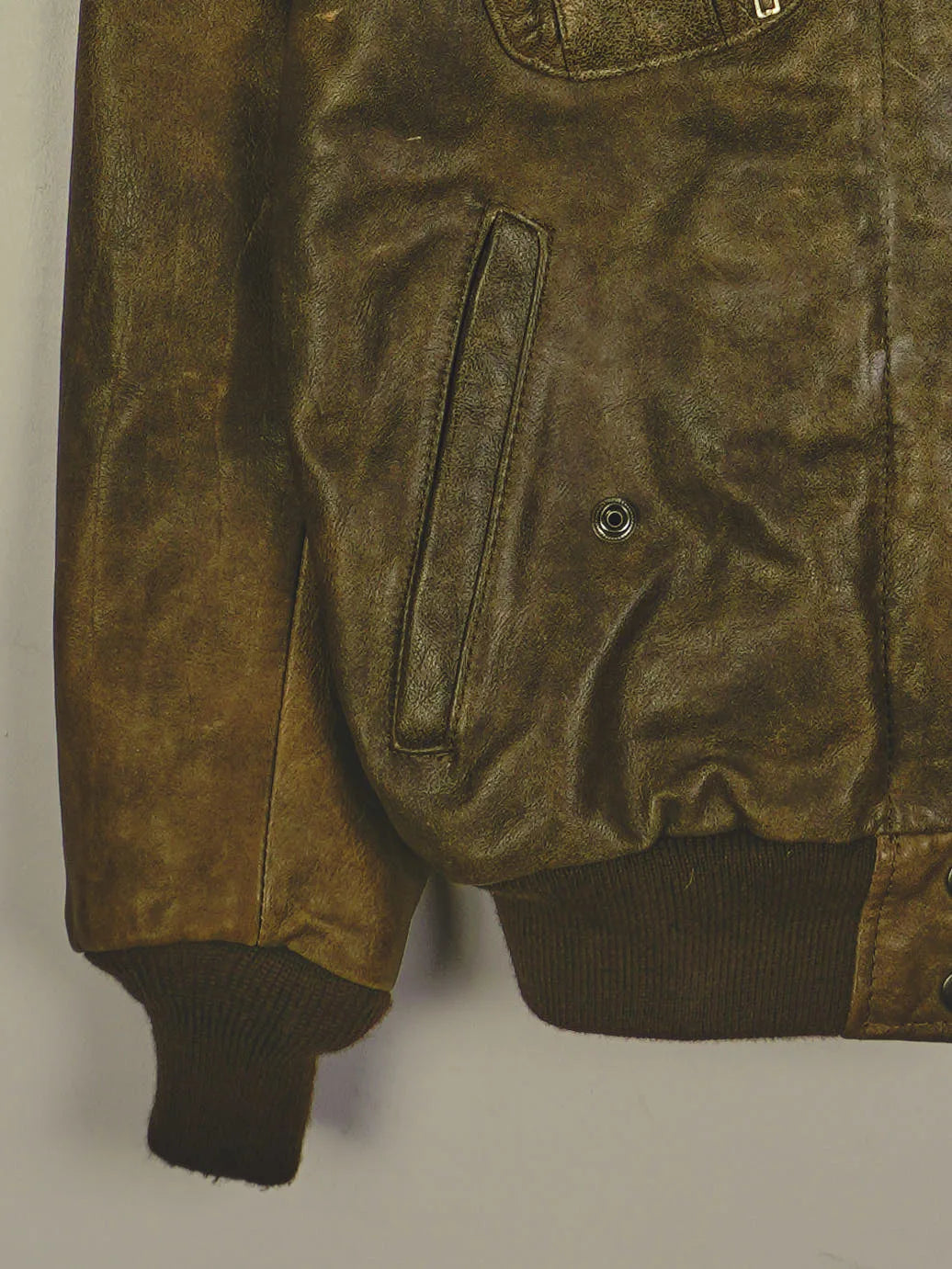 Vintage Lederjacke (S)