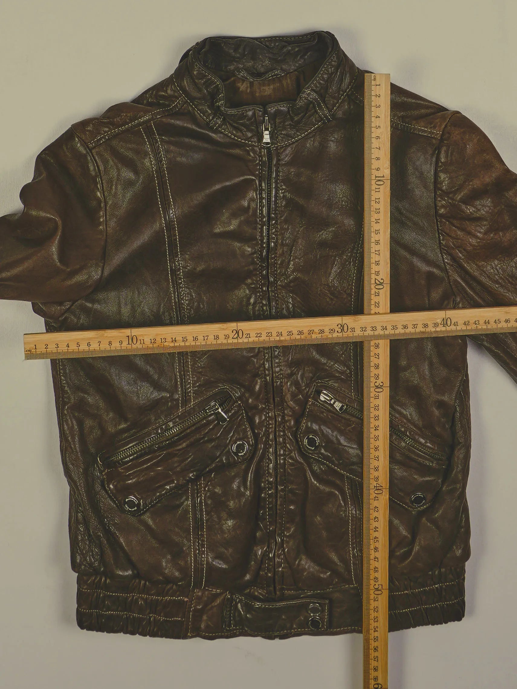 Vintage Lederjacke (XS)