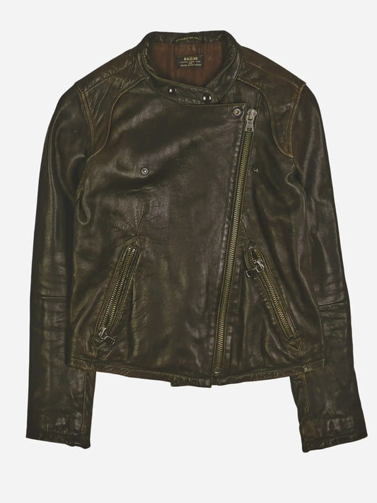Vintage Lederjacke (XS)