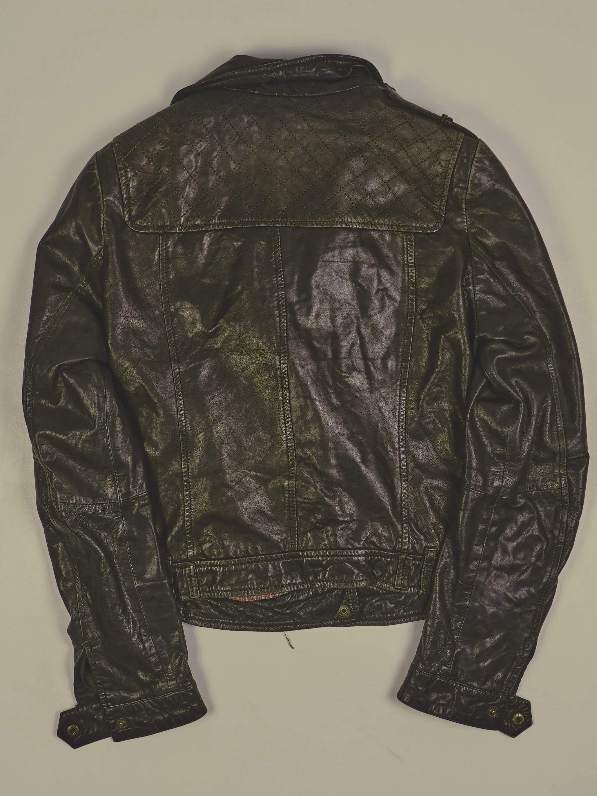 Vintage Lederjacke (XS)