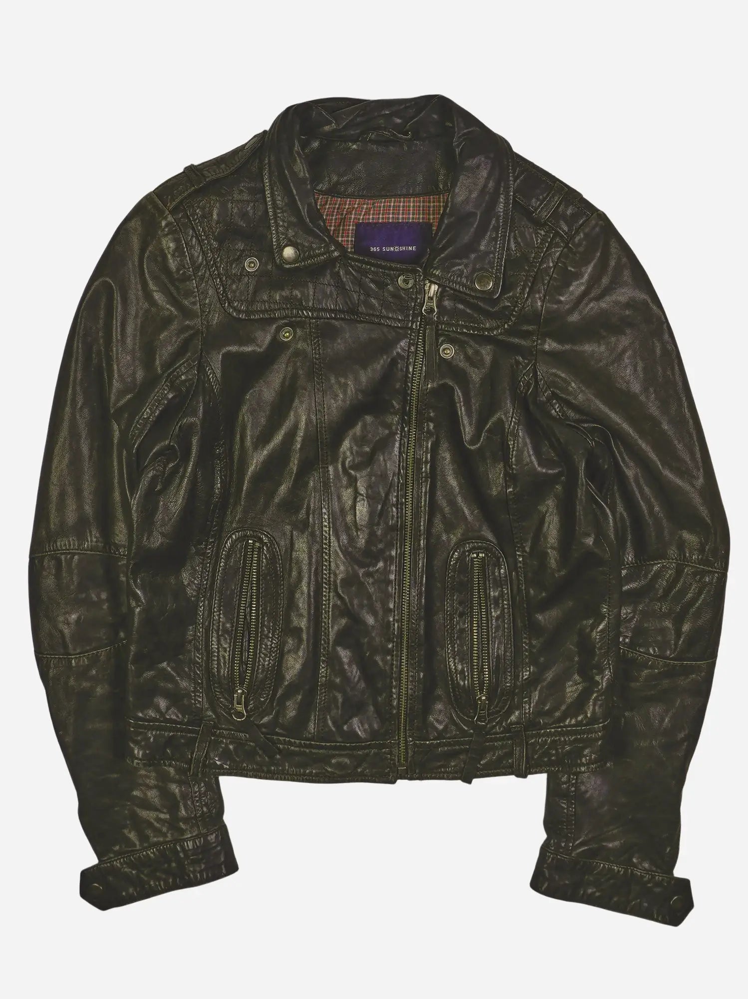 Vintage Lederjacke (XS)