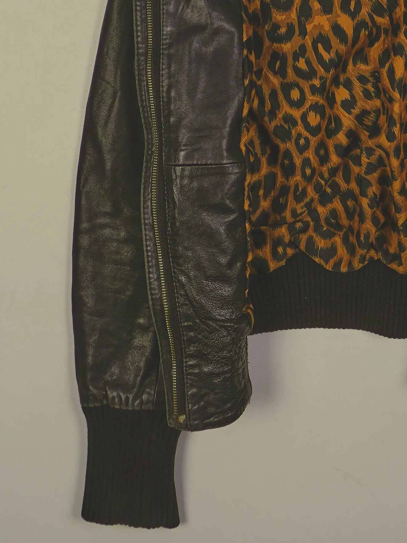 Vintage Lederjacke (XS)