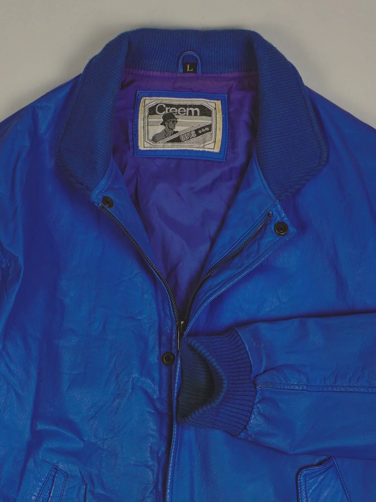 Vintage Lederjacke (L)