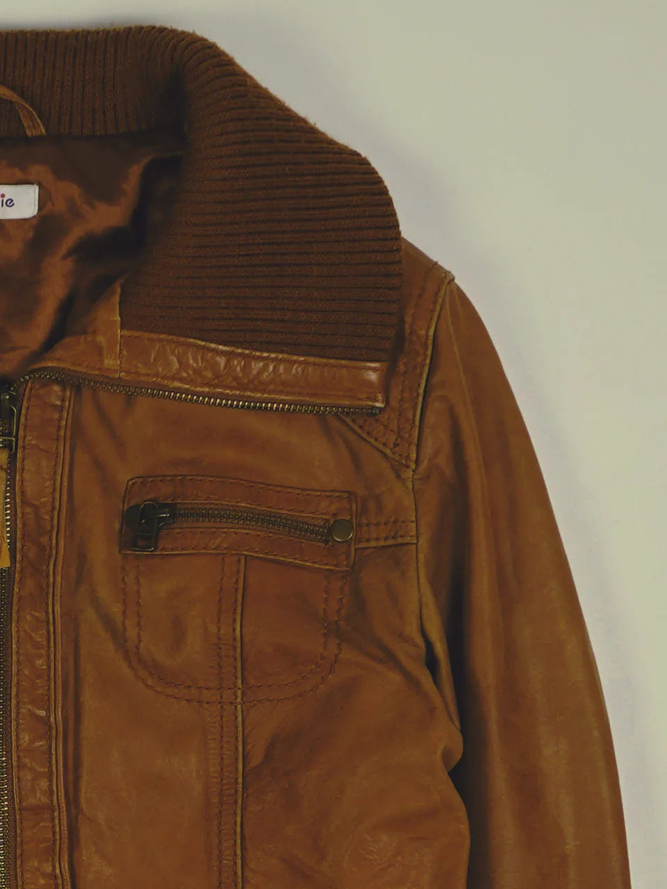 Vintage Lederjacke (XS)