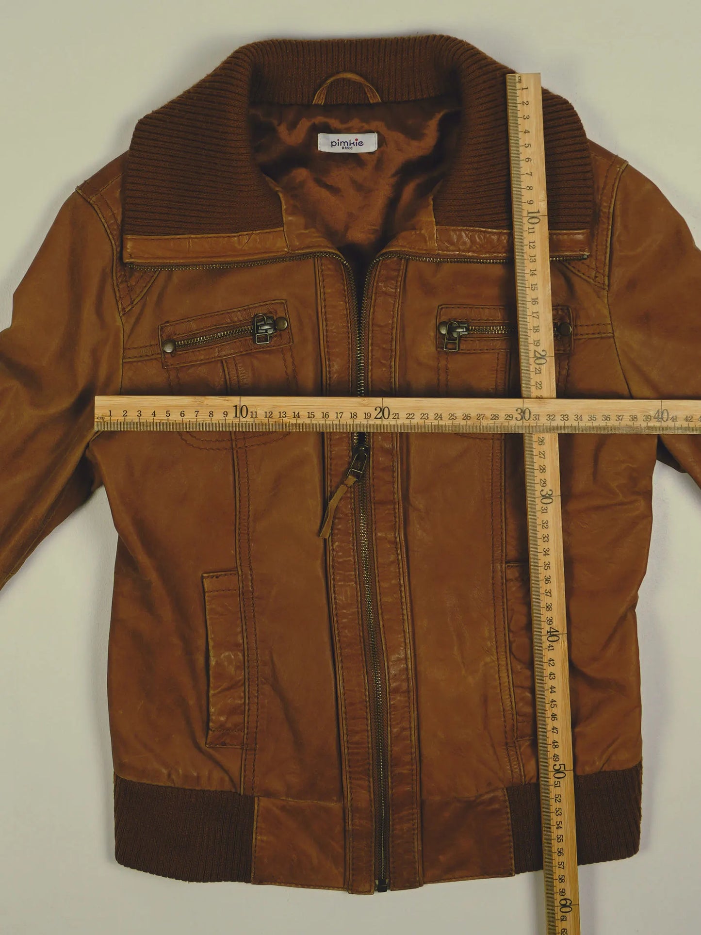 Vintage Lederjacke (XS)