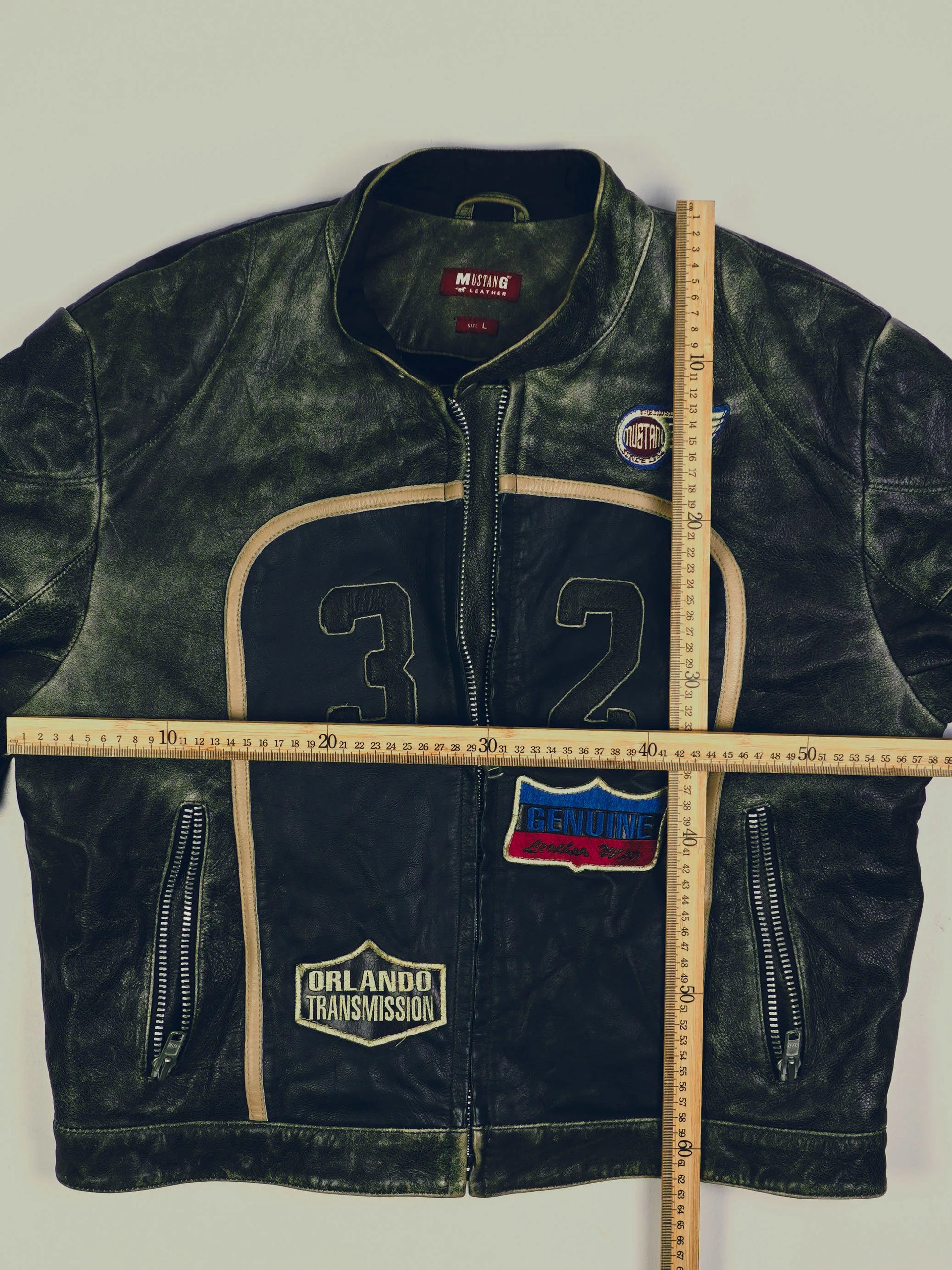 Vintage Mustang Lederjacke (M)