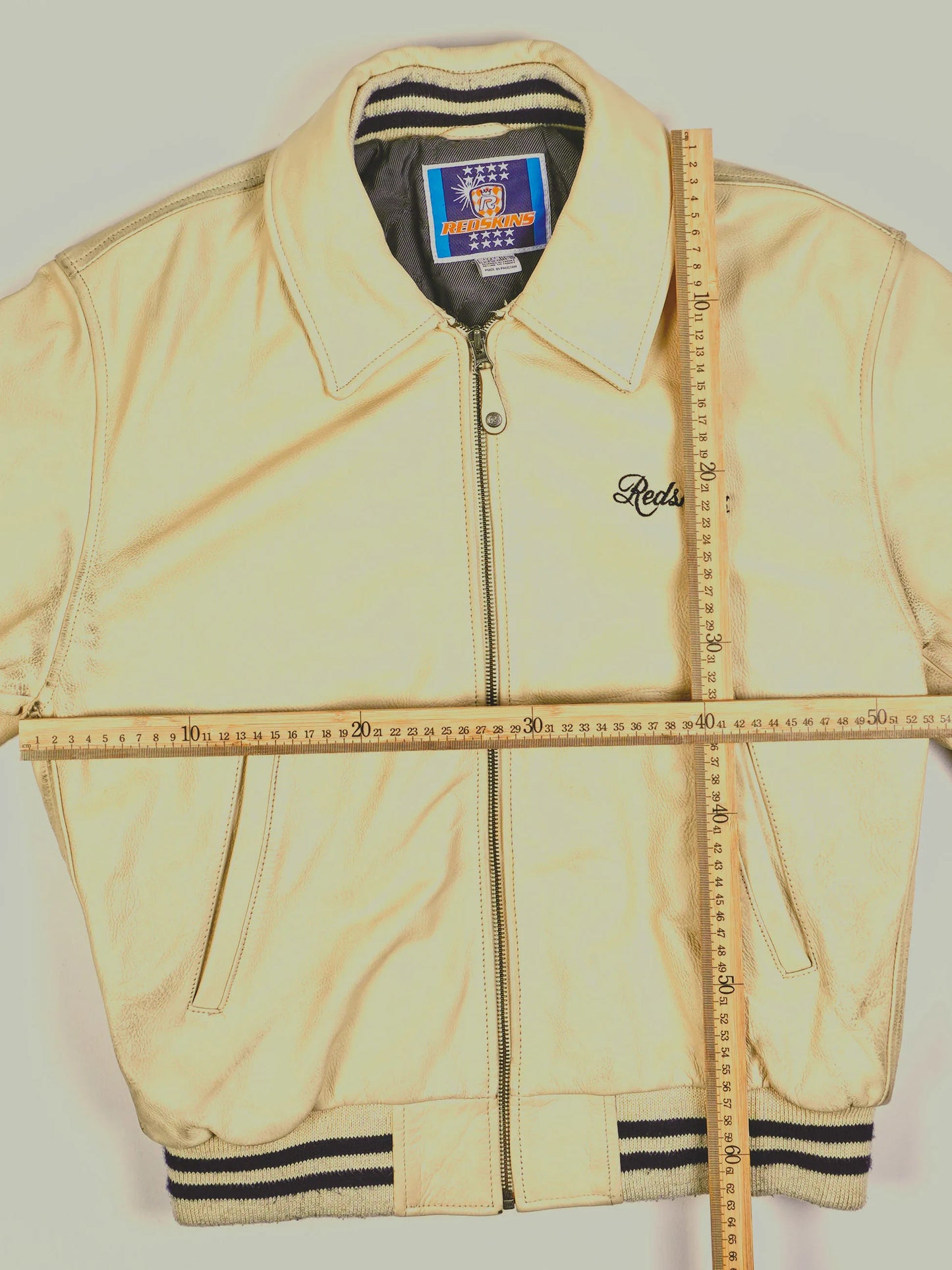 Vintage Redskins Lederjacke (L)