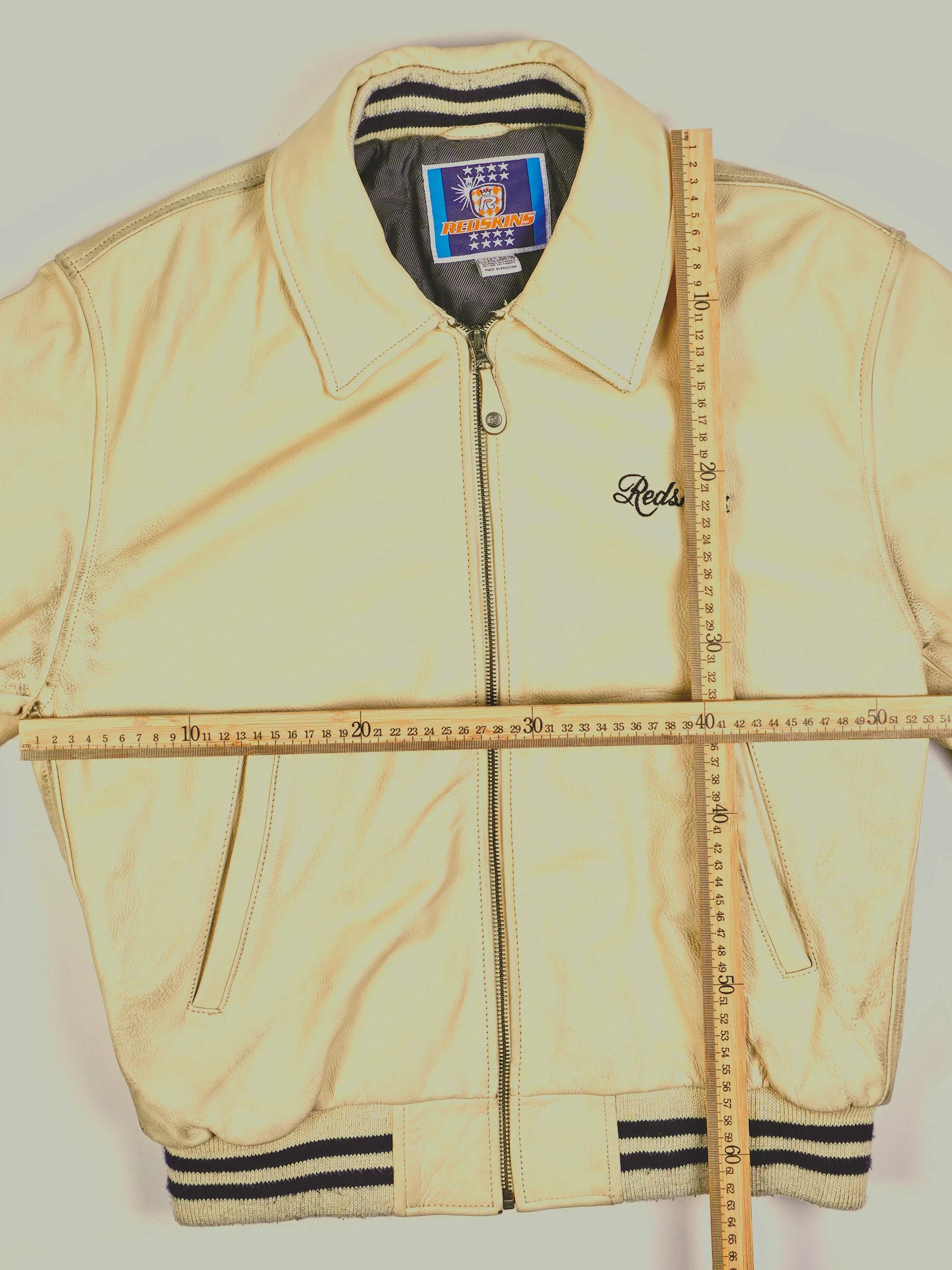 Vintage Redskins Lederjacke (L)